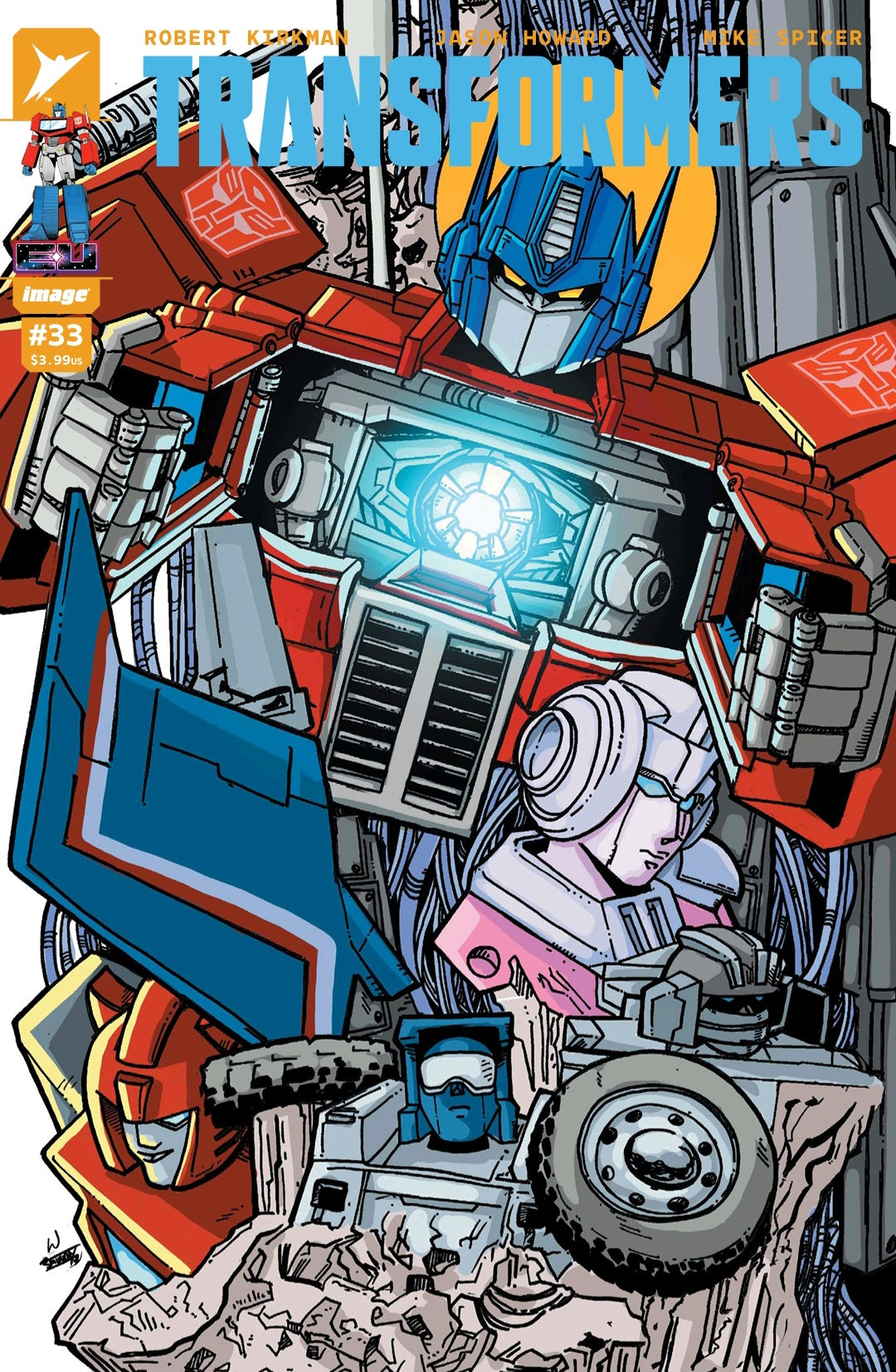 (PRE-ORDER) Comic Book - Transformers - Issue #33 - Cover Artists: Matthew Waite & Sean "Smunchy" Fallon