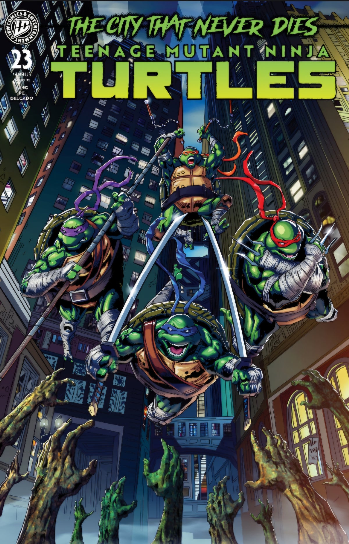 PRE-ORDER!!- Comic Book - Teenage Mutant Ninja Turtle - Issue #23- Cover Artists: Tezco 13, Sean "Smunchy" Fallon, & Neil Cervantes