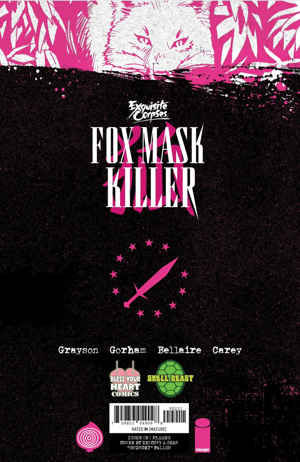 PRE-ORDER!! Fox Mask Killer - Issue #2 - Trade & Virgin Retailer Exclusive - Cover Artists: Tezco, Sean "Smunchy" Fallon, & Neil Cervantes (Copy)