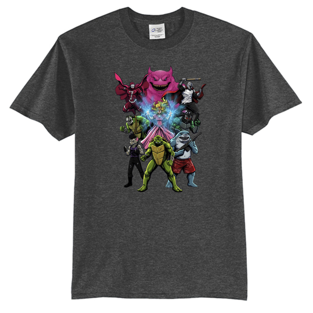 Dark Heather Grey - PC55T - FRONT
