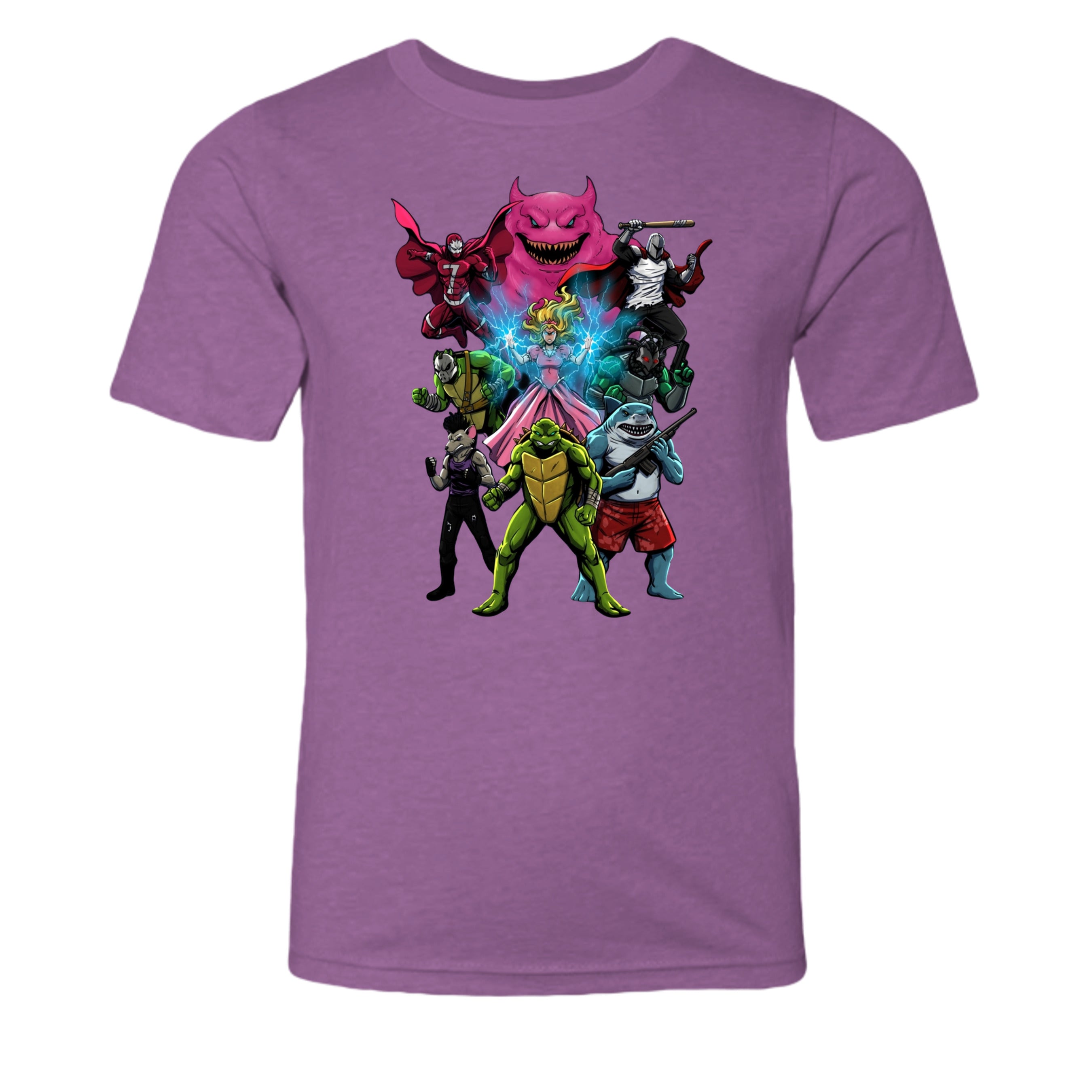 Heather Magenta - 3001YCVC - FRONT